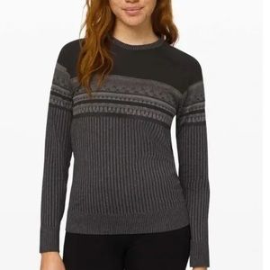 Lululemon Restless Pullover in Titanium Black size L